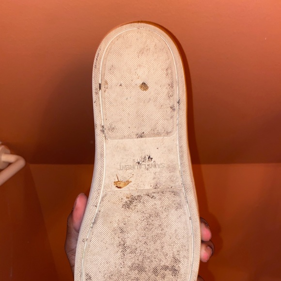 Saint Laurent Leather High-Top Sneaker, Black/Blue - Picture 9 of 10